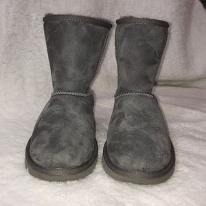 Girls UGG gray boots size 4
